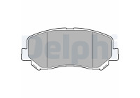 Brake Pad Set, disc brake LP3269 Delphi