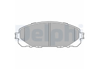 Brake Pad Set, disc brake LP3271 Delphi