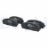 Brake Pad Set, disc brake LP3271 Delphi