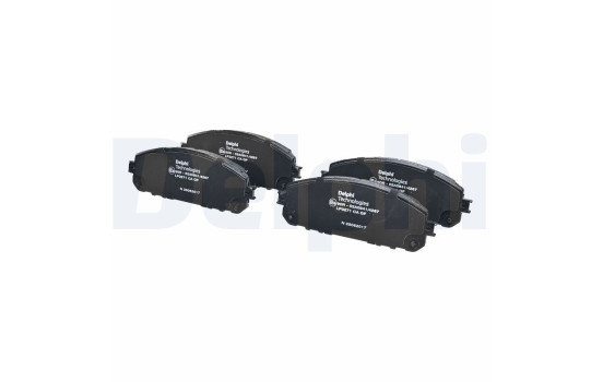 Brake Pad Set, disc brake LP3271 Delphi