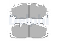 Brake Pad Set, disc brake LP3272 Delphi