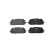 Brake Pad Set, disc brake LP3272 Delphi, Thumbnail 2