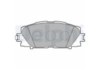 Brake Pad Set, disc brake LP3273 Delphi