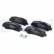 Brake Pad Set, disc brake LP3275 Delphi