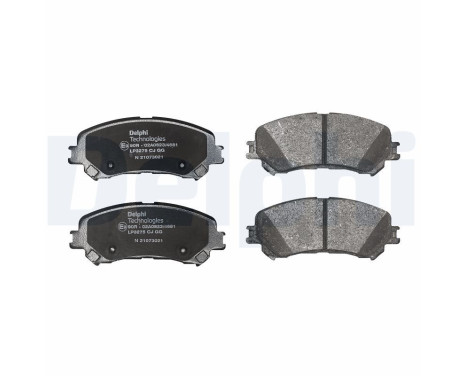Brake Pad Set, disc brake LP3275 Delphi, Image 2