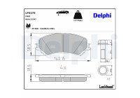 Brake Pad Set, disc brake LP3275 Delphi
