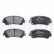 Brake Pad Set, disc brake LP3275 Delphi, Thumbnail 3