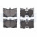 Brake Pad Set, disc brake LP3276 Delphi, Thumbnail 3