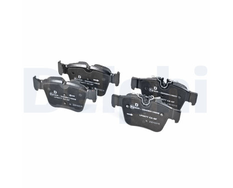 Brake Pad Set, disc brake LP3277 Delphi