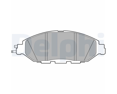 Brake Pad Set, disc brake LP3278 Delphi