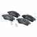 Brake Pad Set, disc brake LP3283 Delphi