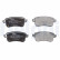 Brake Pad Set, disc brake LP3283 Delphi, Thumbnail 2