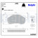 Brake Pad Set, disc brake LP3283 Delphi, Thumbnail 3