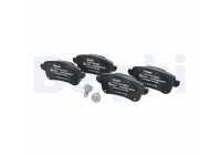 Brake Pad Set, disc brake LP3283 Delphi