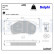 Brake Pad Set, disc brake LP3283 Delphi, Thumbnail 3