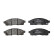 Brake Pad Set, disc brake LP3285 Delphi, Thumbnail 3