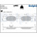 Brake Pad Set, disc brake LP3286 Delphi