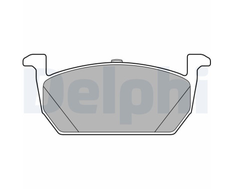 Brake Pad Set, disc brake LP3287 Delphi