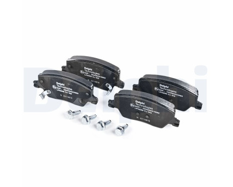 Brake Pad Set, disc brake LP3289 Delphi