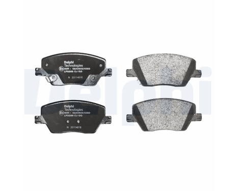 Brake Pad Set, disc brake LP3289 Delphi, Image 2