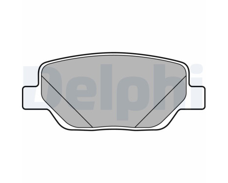 Brake Pad Set, disc brake LP3290 Delphi