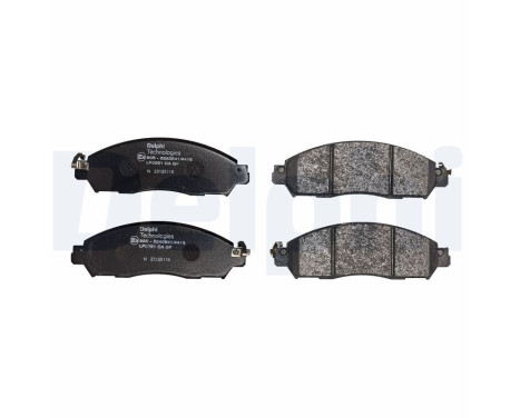 Brake Pad Set, disc brake LP3291 Delphi, Image 2