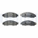 Brake Pad Set, disc brake LP3291 Delphi, Thumbnail 3