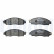 Brake Pad Set, disc brake LP3291 Delphi, Thumbnail 2
