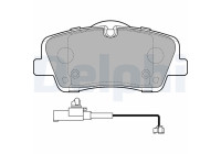 Brake Pad Set, disc brake LP3292 Delphi