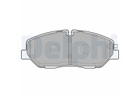 Brake Pad Set, disc brake LP3293 Delphi