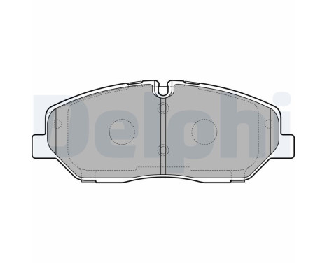 Brake Pad Set, disc brake LP3294 Delphi