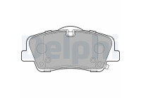 Brake Pad Set, disc brake LP3295 Delphi
