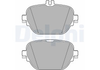 Brake Pad Set, disc brake LP3297 Delphi