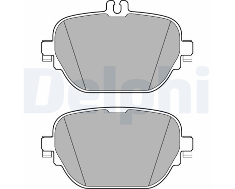 Brake Pad Set, disc brake LP3297 Delphi