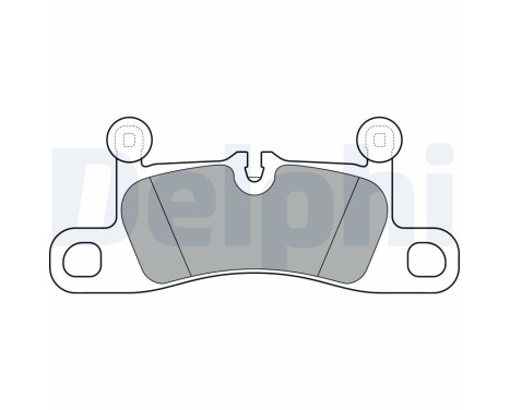 Brake Pad Set, disc brake LP3298 Delphi