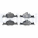 Brake Pad Set, disc brake LP3299 Delphi, Thumbnail 2