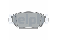 Brake Pad Set, disc brake LP3301 Delphi