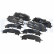 Brake Pad Set, disc brake LP3302 Delphi