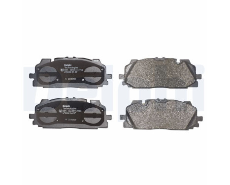 Brake Pad Set, disc brake LP3302 Delphi, Image 2