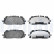 Brake Pad Set, disc brake LP3302 Delphi, Thumbnail 3