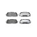 Brake Pad Set, disc brake LP3302 Delphi, Thumbnail 2