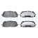 Brake Pad Set, disc brake LP3302 Delphi, Thumbnail 2