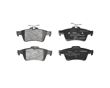 Brake Pad Set, disc brake LP3303 Delphi, Image 3