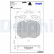 Brake Pad Set, disc brake LP3304 Delphi, Thumbnail 3