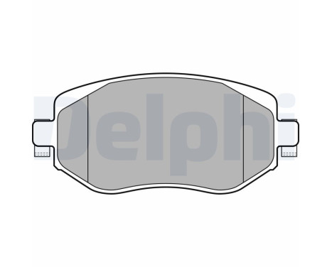 Brake Pad Set, disc brake LP3306 Delphi