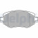 Brake Pad Set, disc brake LP3306 Delphi