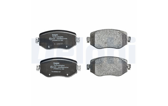 Brake Pad Set, disc brake LP3306 Delphi