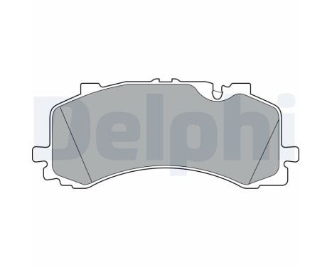 Brake Pad Set, disc brake LP3307 Delphi