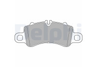 Brake Pad Set, disc brake LP3308 Delphi