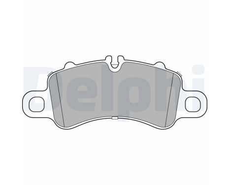 Brake Pad Set, disc brake LP3308 Delphi